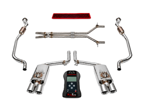 Fabspeed Exhaust Performance Package, Polished Stainless Steel WITH ECU Upgrade. Porsche 970 Panamera GTS (2010-2016) - 97011191302, 97011191303, 97011191304, 97011191305, 97011191103, 97011191104, 97011191105, 97011191203, 97011191204, 97011191205 - FS.POR.970GTS.XP, FS.POR.970GTS.MAXP, FB582/20, FS.POR.970S.ET